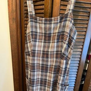Women Plus Plaid Bodycon dress